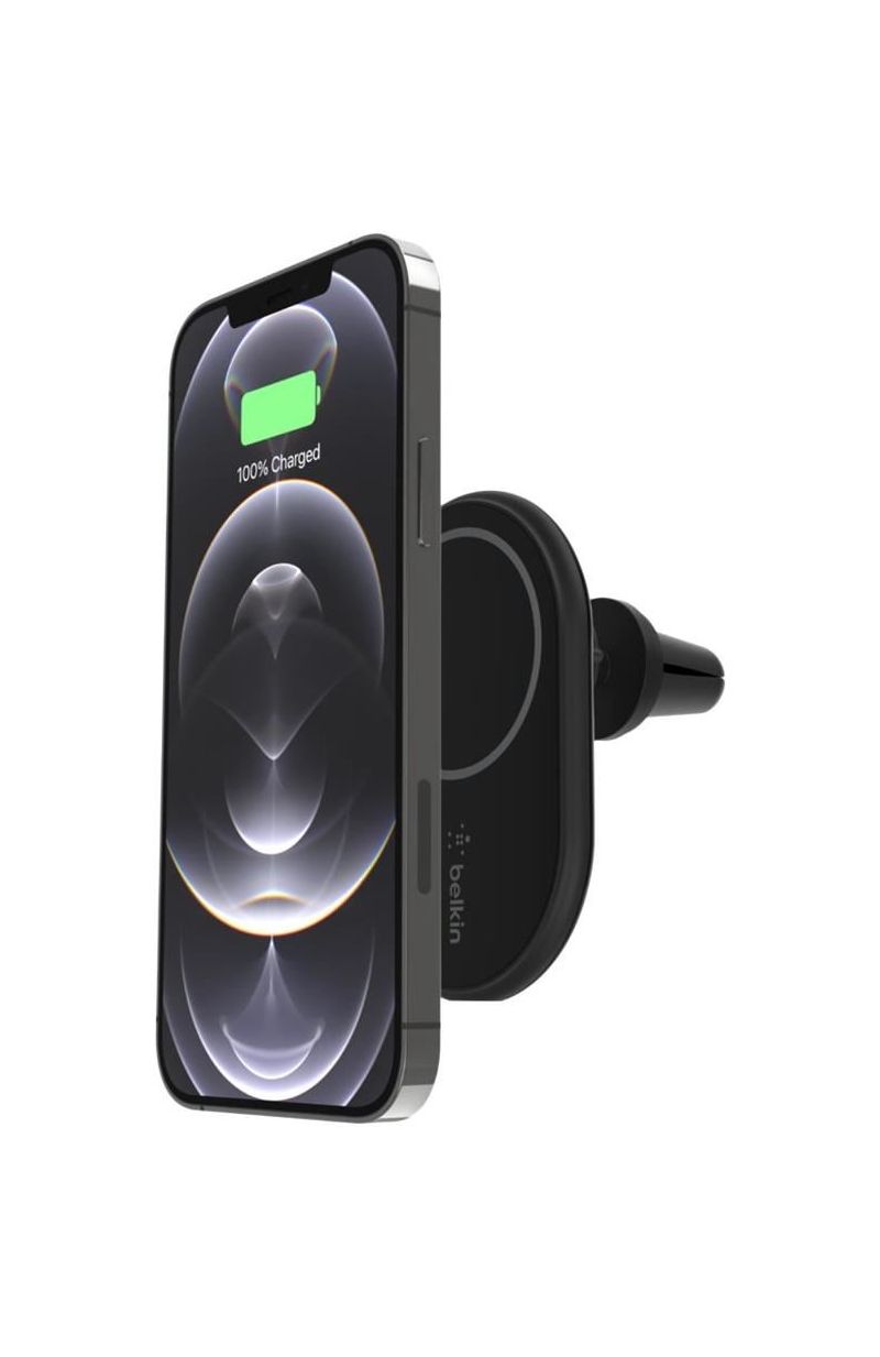 Belkin iPhone günstig Kaufen-Belkin Magnetische Kfz-Halterung ohne Ladegerät kompatibel mit MagSafe, für iPhone 12/13 Serie, 10W, schwarz. Belkin Magnetische Kfz-Halterung ohne Ladegerät kompatibel mit MagSafe, für iPhone 12/13 Serie, 10W, schwarz . 