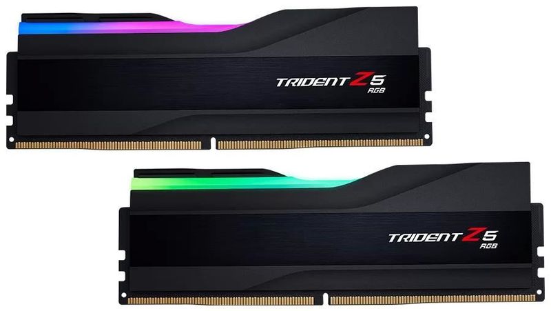 G.Skill Trident Z5 RGB 64GB DDR5 RAM multicoloured illumination