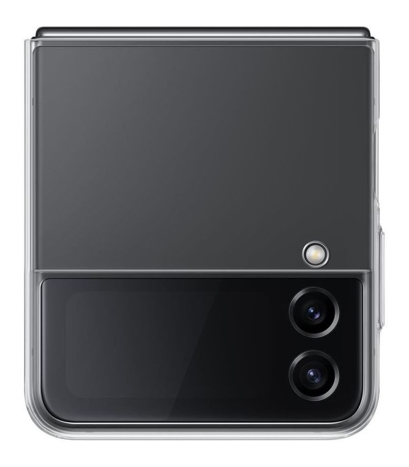 Samsung EF-QF721 - Hintere Abdeckung für Mobiltelefon - durchsichtig - für Galaxy Z Flip4 (EF-QF721CTEGWW)