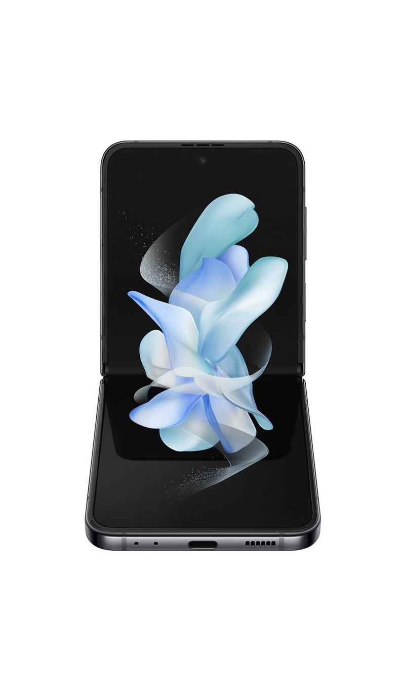 Samsung Galaxy Z Flip4 - Enterprise Edition - 5G Smartphone - Dual-SIM - RAM 8 GB / Interner Speicher 128 GB - OLED-Display - 6.7 - 6.7 - 2640 x 1080 Pixel 2640 x 1080 Pixel (120 Hz) - 2 x Rückkamera 12 MP, 12 MP - front camera 10 MP - Graphite