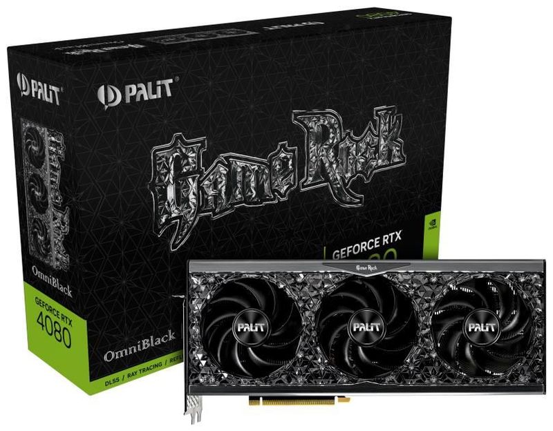Palit GeForce RTX 4080 GameRock OmniBlack 16GB