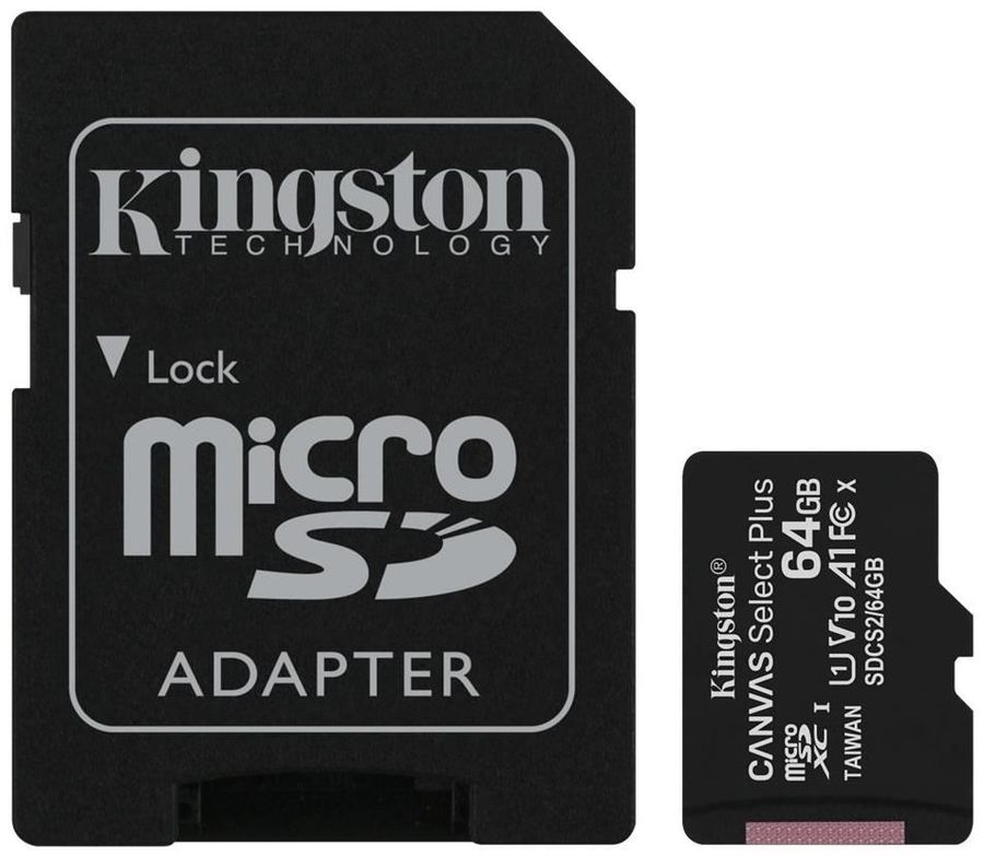 MicroSD Speicher günstig Kaufen-Kingston Canvas Plus +ADP microSDXC 64GB. Kingston Canvas Plus +ADP microSDXC 64GB <![CDATA[Kingston Canvas Plus +ADP microSDXC 64GB - Marke: Kingston ; Aus der Kategorie: Speicherkarten & Lesegeräte|Speicherkarten]]>. 