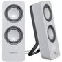 Logitech Z200 weiß PC-Lautsprechersystem, 2.0, 5 Watt maximale Gesamtleistung