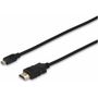 Equip 119309 Kabel HDMI auf microHDMI 1.00 m schwarz