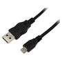 LogiLink CU0059 USB2.0 Stecker A auf microUSB Stecker B 3.00 m schwarz