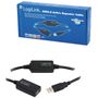 LogiLink UA0143 Repeater USB2.0 10m Stecker A/Buchse B 10.00 m schwarz