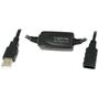 LogiLink UA0143 Repeater USB2.0 10m Stecker A/Buchse B 10.00 m schwarz