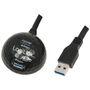 LogiLink CU0035 USB3.0 Verlängerungskabel / Dockingstation doppelt geschirmt  schwarz