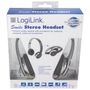 LogiLink Stereo High Quality Headset schwarz
