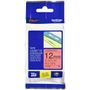 Brother TZE-431 Laminated Tape 12 mm schwarz / rot