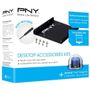 PNY Einbaurahmen für SSDs und HDDs 2.5" auf 3.5" inkl. Acronis-Software