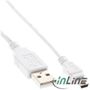InLine USB 2.0 Mini-Kabel USB A Stecker / Mini-B Stecker 0.50 m schwarz