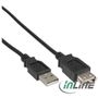 InLine 34610B USB 2.0 Verlängerung 1.00 m schwarz