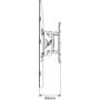 Mount Massive MNT 204 schwarz TV- Wandhalter, 81-140 cm (32-55 Zoll), 120° schwenkbar