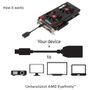 Club3D CAC-1110 miniDisplayPort auf DisplayPort Adapter 0.13 m schwarz