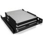 ICY BOX IB-AC643 Einbaurahmen Metall für 2x 2.5 SSD/HDD in 3.5' Schacht