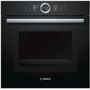 Bosch HNG6764B6 Home Connect Vulkan Schwarz Mikrowellen-Backofen mit Dampfunterstützung