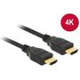 DeLOCK 84713 Kabel High Speed HDMI mit Ethernet 4K 1.00 m schwarz