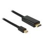 DeLOCK 83698 miniDisplayPort auf HDMI 1.00 m schwarz