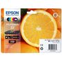 Epson T3337 "Orange" Claria Premium Ink Multi Pack Magenta/Gelb/Blau/Schwarz/Photo Schwarz 24.4ml