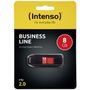 Intenso Business Line USB 2.0 Stick 8GB schwarz / rot