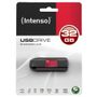 Intenso Business Line USB 2.0 Stick 32GB schwarz / rot