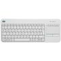 Logitech K400 Plus Wireless Touch Keyboard weiß