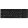 Rapoo E2710 Wireless Multimedia Touch Keyboard schwarz kabellose  mechanische Tastatur