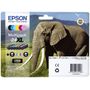 Epson T2438XL "Elefant" Claria Photo HD Ink Multi Pack 6 Farben (S/C/M/G/LM/LC) 55.7ml