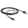 DeLOCK 83272 Kabel USB-A auf USB micro-B 1.50 m schwarz