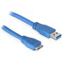 DeLOCK 83502 Kabel USB-A auf USB Micro-B 5.00 m blau