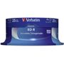 Verbatim BD-R Blu-Ray 25GB 1x25 6x Speed Datalife No-ID Cakebox