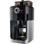 Philips HD7769/00 Grind & Brew Kaffeemaschine mit Timer Mahlwerk schwarz metall