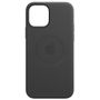Apple iPhone Leder Case mit MagSafe für iPhone 12/12 Pro schwarz