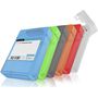 ICY BOX IB-AC602b-6 Festplatten Schutzbox für 3,5, 6 Farben