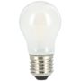 Xavax LED-Filament E27, 470lm ersetzt 40W, Tropfenlampe, matt, warmweiß
