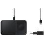 Samsung Wireless Charger Duo P4300 mit Adapter, black