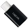 LogiLink USB 3.2 Gen 1 Adapter USB-C/M, Bluetooth 4.0, black