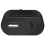 LogiLink PA0256 USB Charger 2-Port, A/F & C/F, 12W, black