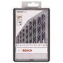 Bosch Professional 2607010533 RobustLine Holzbohrer Set 8 Teile, Rundschaft, 30-75mm