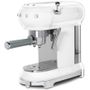 Smeg ECF01WHEU 50's Style Siebträger Espresso-/Kaffemaschine weiß