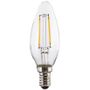 Xavax LED-Filament E14, 250lm ersetzt 25W, Kerzenlampe, Warmweiß, klar
