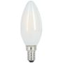 Xavax LED-Filament E14, 470lm ersetzt 40W, Kerzenlampe, Warmweiß, matt