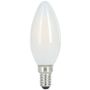 Xavax LED-Filament E14, 470lm ersetzt 40W, Kerzenlampe, Tageslicht, matt