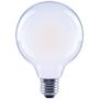 Xavax LED-Filament E27, 806lm ersetzt 60W Globelampe, G95, Warmweiß, matt