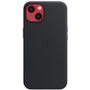 Apple Leder Case MM183ZM/A für iPhone 13 mit MagSafe mitternacht
