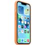 Apple Silikon Case MM243ZM/A für iPhone 13 mit MagSafe gelborange