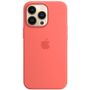 Apple Silikon Case MM2E3ZM/A für iPhone 13 Pro mit MagSafe pink pomelo