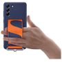 Samsung EF-GG990TN Silicone Cover mit Strap für Galaxy S21 FE, navy