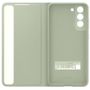 Samsung EF-ZG990CMEG Smart Clear View Cover für Galaxy S21 FE, olive green